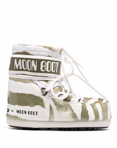 Ботинки со шнуровкой и зебровым принтом Moon boot