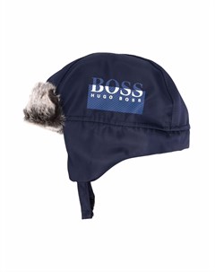 Шапка ушанка с логотипом Boss kidswear