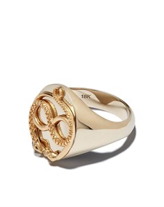 Перстень Gemini из желтого золота с бриллиантами Foundrae
