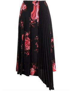 Плиссированная юбка с цветочным принтом Vivetta