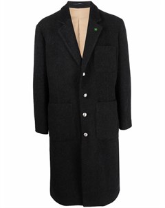 Однобортное пальто из смесовой шерсти Lardini