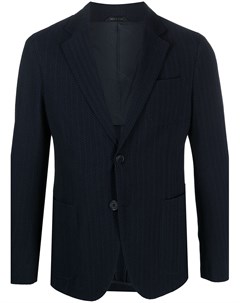 Пиджак с карманами и узором шеврон Giorgio armani