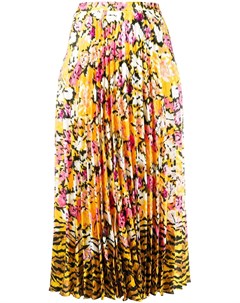 Плиссированная юбка с цветочным принтом Saloni