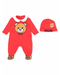 Комплект из пижамы и шапки Teddy Bear Moschino kids