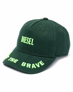 Твиловая кепка с вышитым логотипом Diesel kids