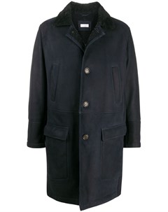 Однобортное пальто узкого кроя Brunello cucinelli