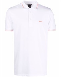Рубашка поло с короткими рукавами и логотипом Boss