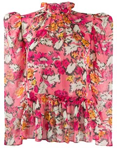 Блузка с цветочным принтом Saloni