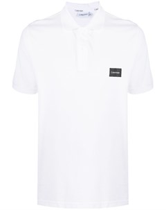 Рубашка поло с нашивкой логотипом Calvin klein