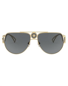 Солнцезащитные очки авиаторы с декором Medusa Versace eyewear