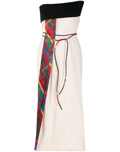 Платье без бретелей с завязками на талии Gianfranco ferré pre-owned