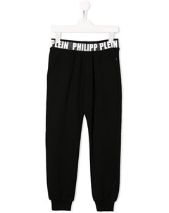 Спортивные брюки с логотипом на поясе Philipp plein junior