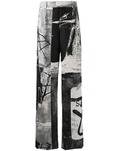 Прямые брюки из коллаборации с Pablo Tomek Off-white