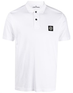 Рубашка поло с короткими рукавами и логотипом Stone island