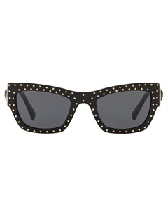Солнцезащитные очки в оправе кошачий глаз с заклепками Versace eyewear