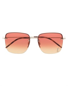 Солнцезащитные очки SL312 в квадратной оправе Saint laurent eyewear