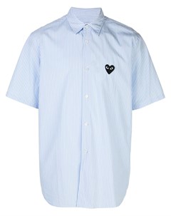 Полосатая рубашка с логотипом Comme des garçons play
