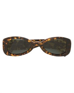 Солнцезащитные очки черепаховой расцветки Linda farrow
