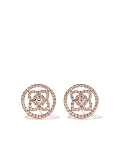 Серьги гвоздики Enchanted Lotus из розового золота с бриллиантами De beers jewellers