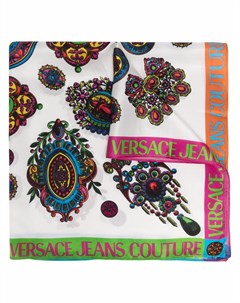 Шелковый платок с принтом Regalia Versace jeans couture