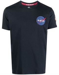 Футболка с нашивкой NASA Alpha industries