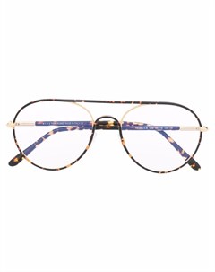 Очки авиаторы черепаховой расцветки Tom ford eyewear