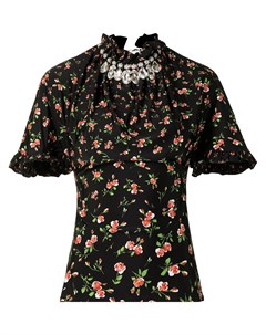 Блузка с цветочным принтом Paco rabanne