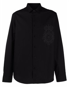 Рубашка с принтом V Emblem Baroque Versace jeans couture