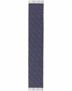 Двусторонний клетчатый шарф с монограммой Burberry