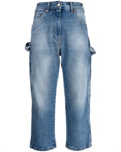 Укороченные джинсы прямого кроя Mm6 maison margiela