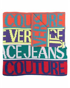 Шарф в стиле колор блок с логотипом Versace jeans couture