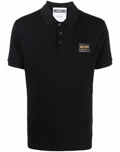 Рубашка поло с логотипом Moschino
