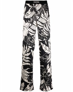 Пижамные брюки с цветочным принтом Tom ford