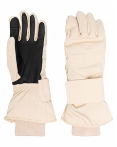 Дутые перчатки с тисненым логотипом Fendi