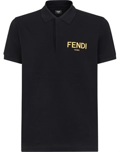 Рубашка поло с логотипом Fendi