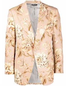 Однобортный пиджак с цветочным принтом Tom ford