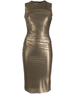 Платье с эффектом металлик Herve l. leroux