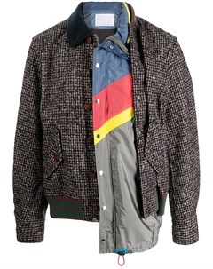 Куртка асимметричного кроя в технике пэчворк Kolor