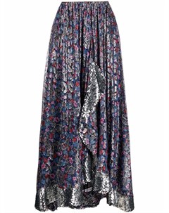 Расклешенная юбка миди с цветочным принтом Isabel marant