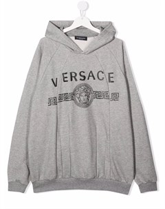 Толстовка с капюшоном и логотипом Versace kids