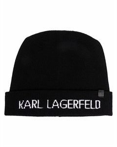 Шапка бини с логотипом Karl lagerfeld