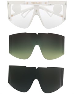 Солнцезащитные очки со сменными линзами и декором Medusa Versace eyewear