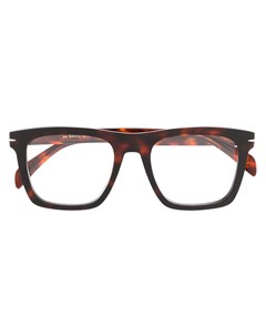 Солнцезащитные очки в прямоугольной оправе черепаховой расцветки Eyewear by david beckham