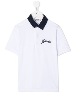 Рубашка поло с вышитым логотипом Lanvin enfant