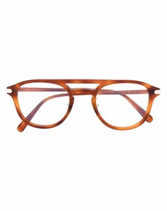 Солнцезащитные очки авиаторы черепаховой расцветки Brioni