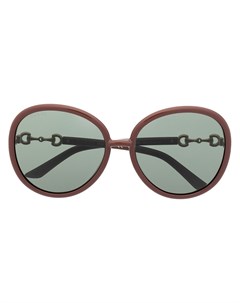 Солнцезащитные очки Jackie O в оправе с декором Horsebit Gucci eyewear