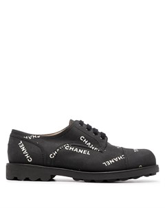 Туфли на шнуровке с логотипом Chanel pre-owned