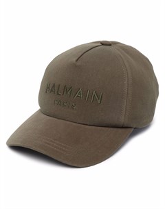 Шестипанельная кепка с вышитым логотипом Balmain