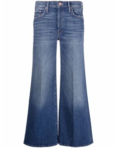 Широкие джинсы с эффектом потертости Mother