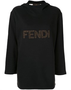Худи с нашивкой логотипом Fendi pre-owned